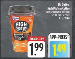Edeka Dr. oetker high protein coffee Angebot