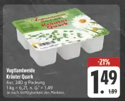 Edeka Vogtlandweide kräuter quark Angebot