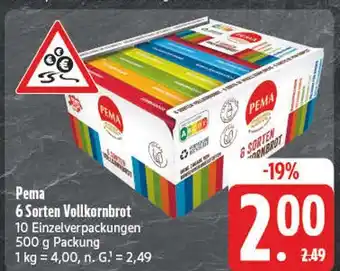 Edeka Pema 6 sorten vollkornbrot Angebot