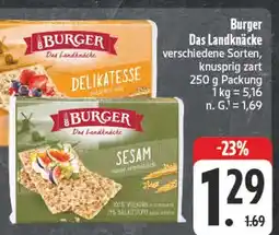 Edeka Burger das landknäcke delikatess Angebot