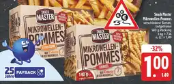 Edeka Snack master mikrowellen-pommes extra dünn Angebot