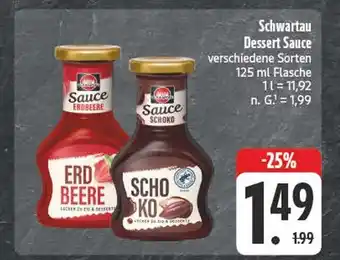Edeka Schwartau dessert sauce erdbeere Angebot