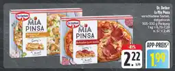 Edeka Dr. oetker la mia pinsa Angebot