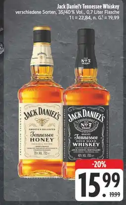 Edeka Jack daniel's tennessee honey Angebot