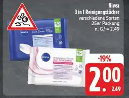 Edeka Nivea 3 in 1 reinigungstücher Angebot