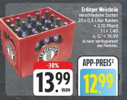 Edeka Erdinger weissbräu verschiedene sorten Angebot