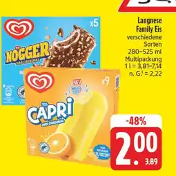 Edeka Langnese family eis Angebot