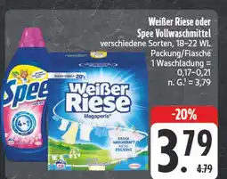 Edeka Weißer riese vollwaschmittel Angebot