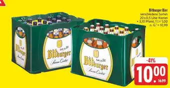 Edeka Bitburger bier Angebot