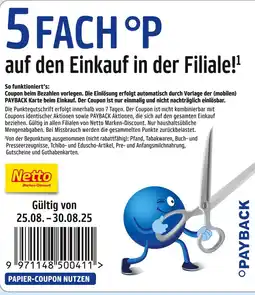 Netto Marken-Discount Payback 5 fach °p Angebot