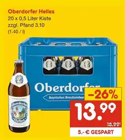 Netto Marken-Discount Oberdorfer helles Angebot