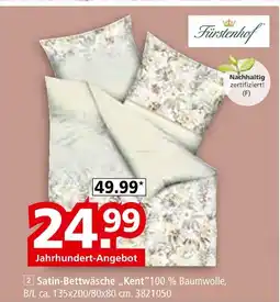 Segmüller Fürstenhof satin-bettwäsche 'kent' Angebot