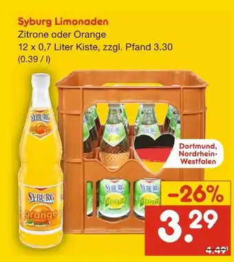 Netto Marken-Discount Syburg limonaden Angebot