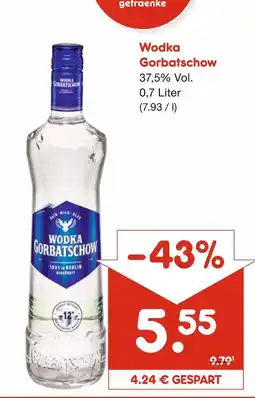 Netto Marken-Discount Wodka gorbatschow wodka gorbatschow Angebot