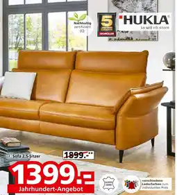Segmüller Hukla sofa 2,5-sitzer Angebot
