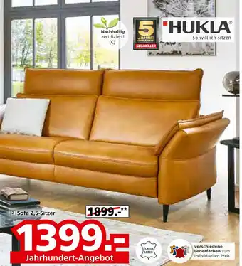 Segmüller Hukla sofa 2,5-sitzer Angebot