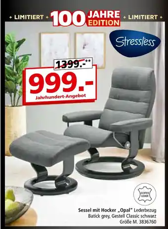 Segmüller Stressless sessel mit hocker 'opal' Angebot