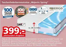Segmüller Ergo dream taschenfederkernmatratze majestic spring Angebot