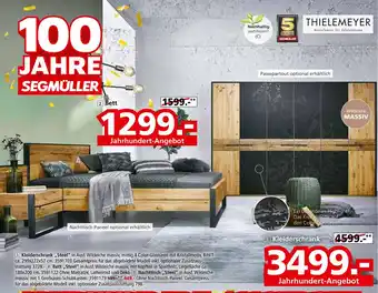 Segmüller Thielemeyer kleiderschrank steel Angebot