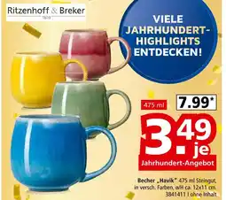 Segmüller Ritzenhoff & breker becher 'havik' Angebot