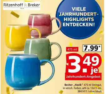 Segmüller Ritzenhoff & breker becher 'havik' Angebot
