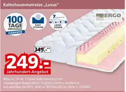 Segmüller Ergo dream kaltschaummatratze luxus Angebot