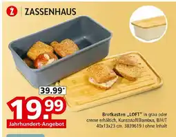 Segmüller Zassenhaus brotkasten loft Angebot