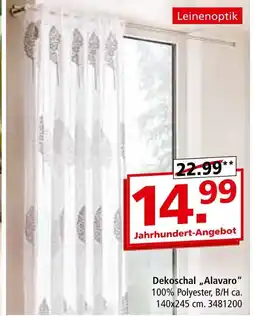 Segmüller Dekoschal 'alavaro' Angebot