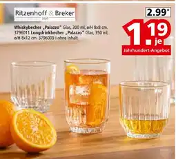 Segmüller Ritzenhoff & breker whiskybecher 'palazzo' Angebot