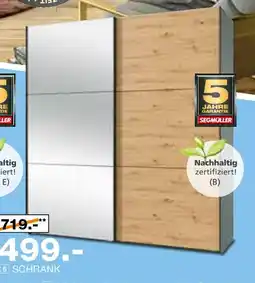 Segmüller Schwebetürenschrank level 36 Angebot