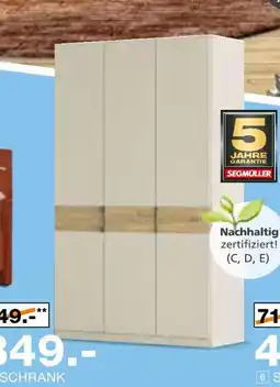Segmüller Kleiderschrank versity Angebot