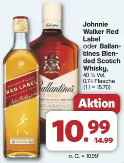 Famila Nord West Johnnie Walker Red Label oder Ballantines Blended Scotch Whisky Angebot