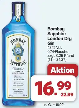 Famila Nord West Bombay Sapphire London Dry Gin Angebot