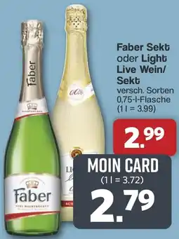 Famila Nord West Faber Sekt oder Light Live Wein/ Sekt Angebot
