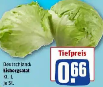 REWE Eisbergsalat Angebot