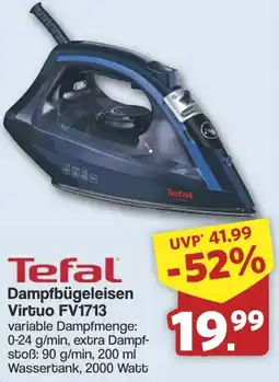 Famila Nord West Tefal Dampfbügeleisen Virtuo FV1713 Angebot
