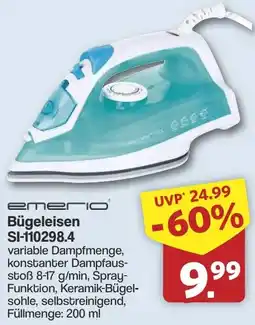 Famila Nord West Emerio Bügeleisen SI-110298.4 Angebot
