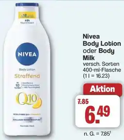 Famila Nord West Nivea Body Lotion oder Body Milk Angebot