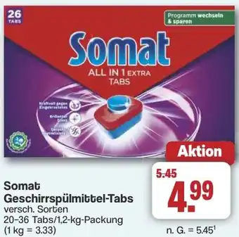 Famila Nord West Somat Geschirrspülmittel-Tabs Angebot