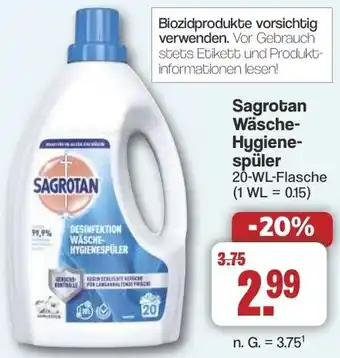 Famila Nord West Sagrotan Wäsche Hygienespüler Angebot