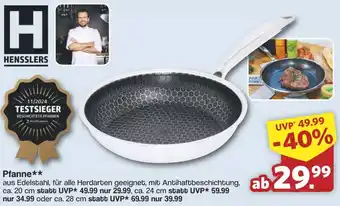 Famila Nord West HENSSLERS Pfanne Angebot