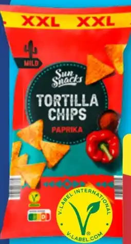 Aldi Nord Sun Snacks Tortilla Chips XXL Angebot