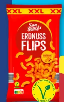 Aldi Nord Sun Snacks Erdnussflips Vegan XXL Angebot