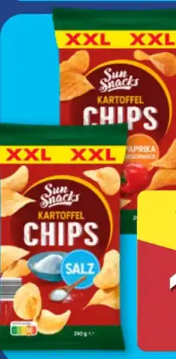Aldi Nord Sun Snacks Kartoffelchips XXL Angebot
