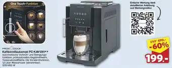 Famila Nord West PROFI COOK Kaffeevollautomat PC-KAV1281 Angebot
