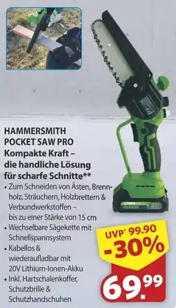 Famila Nord West HAMMERSMITH POCKET SAW PRO Kompakte Kraft - die handliche Lösung für scharfe Schnitte Angebot