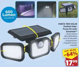 Famila Nord West PANTA TRIO SOLAR Dreifach Solar Power für mehr Sicherheit Angebot