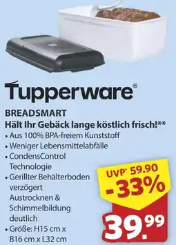 Famila Nord West Tupperware BREADSMART Hält Ihr Gebäck lange köstlich frisch! Angebot