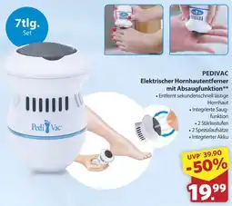 Famila Nord West PEDIVAC Elektrischer Hornhautentferner mit Absaugfunktion Angebot