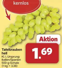 Famila Nord West Tafeltrauben hell Angebot